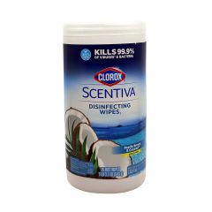 Clorox Scentiva Disinfecting Wipes Pacific Breeze & Coconut 543g