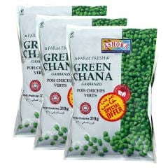 Ashoka Frozen Green Chana 3x310g