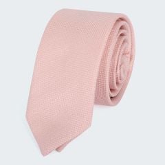 Mens Tie Plain Pink