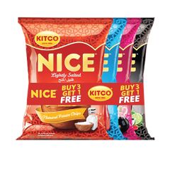 Kitco Nice Natural Potato Chips Assorted 80g 3 + 1 Free