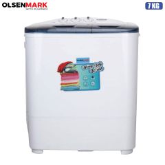 Olsenmark Twin Tub Washing Machine 7Kg - OMSWM1522