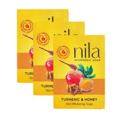 Nila Ayurvedic Soap Turmeric & Honey 3X75G