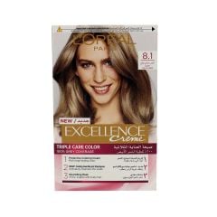 Loreal Excellence Creme Ash Blonde Color 8.1