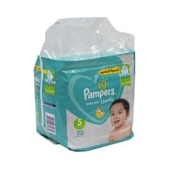  Pampers Premium Care Baby Diapers Pack of 72 Diapers - Size 5