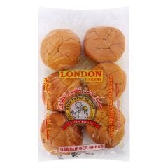 London Bakery Hamburger Bread 6 Pieces
