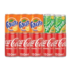 Coca Cola Soft Drinks Assorted 10 Pcs x 150ml