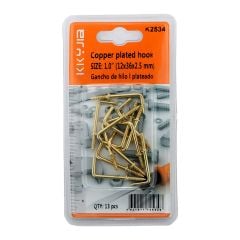 Copper Plated Hook 13Pcs Size10