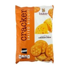 Baker Cracker Salted Biscuits Cheddar Cheese Flavor 250g