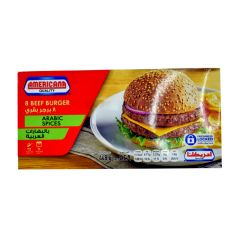 Americana Quality Beef Burger With Arabic Spices 448g