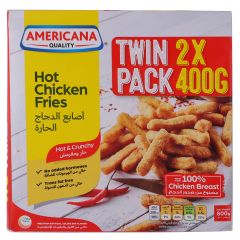 Americana Quality Hot Chicken Fries 2x400g