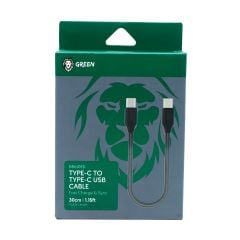 Green Type C To Type C Data Cable