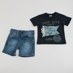 Baby Boys T Shirt & Short 2 Pieces Set