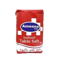 Ameena Iodized Salt Packet 1Kg