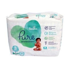 Pampers Pure Protection Size 3 - 31 Diapers