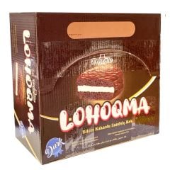 Beyoglu Lohoqma chocolate coated sandwich cake with marshmallow 24x25g