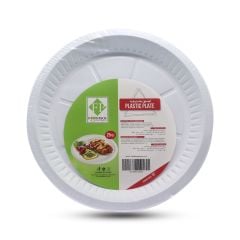 Plastic Plate Round 10 Sheets  25Cm