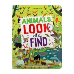Dreamland Animals Look And Find More Than 1200 Objects Activity Book