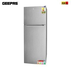 Geepas Double Door Refrigerator 410ltr - GRF4120SSXN