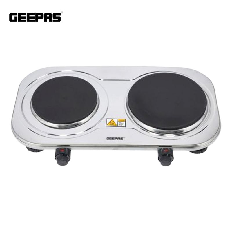 Geepas Hot Plate Stainless Steel Double Hot Plate GHP32024