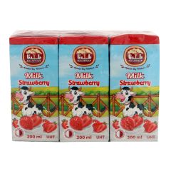 Baladna UHT Strawberry Milk 6X200ml
