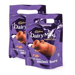 Cadbury Dairy Milk Chocolate Mini Bars 2x160g