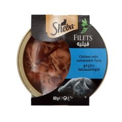 Sheba Chicken with Sustainable Tuna 60gm