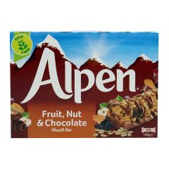 Alpen Bar Fruit, Nut and Chocolate 5x29gm