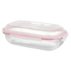 Oval Glass Container 2.2 Litr