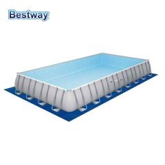 Bestway Power Steel Rectangular Pool Set 31.4x16x4.3ft