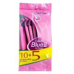 Gillette Blue II for Woman 10+5 Disposable Razors