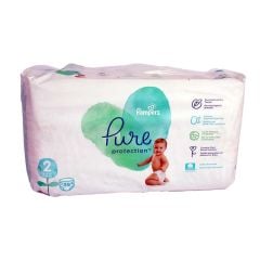 Pampers Pure Protection Baby Diapers Size 2 - 39 Diapers