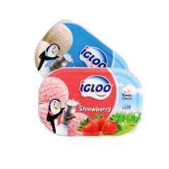 Igloo Ice Cream Assorted 2 x 1 Ltr
