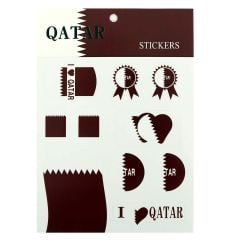 Qatar Flag Sticker 18-654