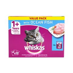 Whiskas Ocean Fish Pouch 12X80G