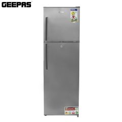 Geepas Refrigerator Double Door 320L - GRF3207SSXXN