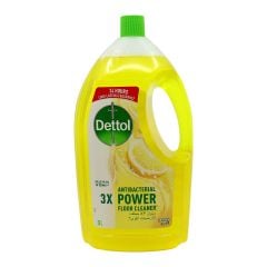 Dettol Antibacterial 3x Power Floor Cleaner Lemon 3L