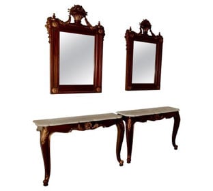 Console Tables & Mirrors